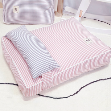 Large Soft Plaid Thicken Bed