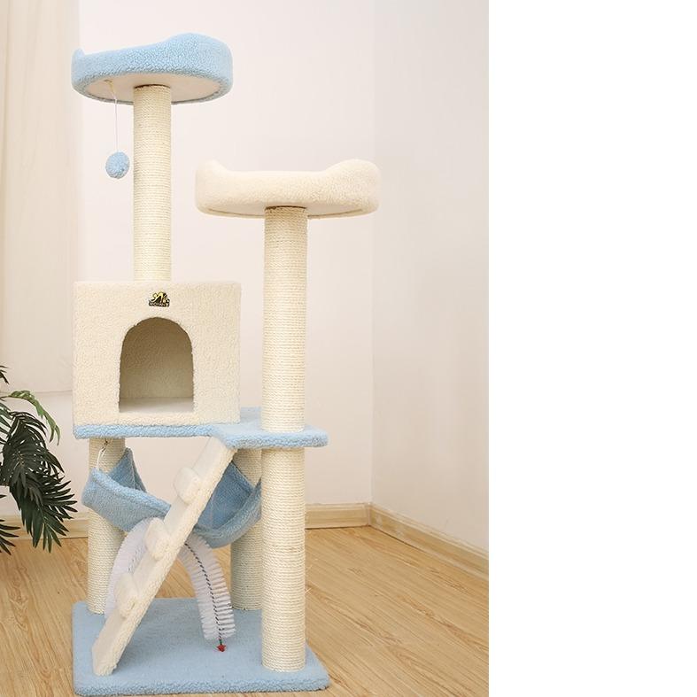 136cm Scratching Multi Level Cat Tree - Pet Supplies - PawPawDear