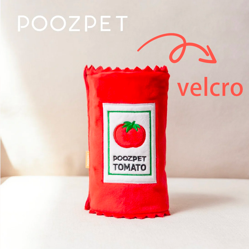 【POOZPET】Pet Training & Relaxing Snuffle Toy - Ketchup