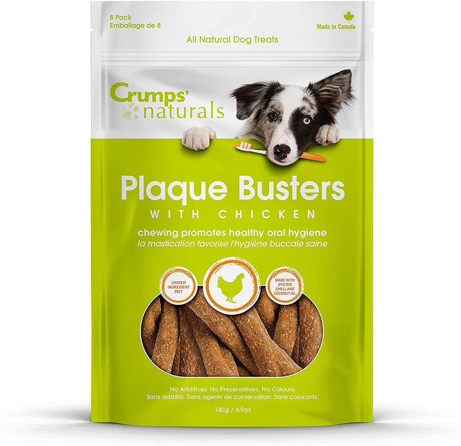 【Crumps' Naturals】Plaque Busters Chewing Dog Treat - Chicken
