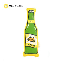 MEOWCARD CATNIP CAT TOY - BEER - Pet Supplies - PawPawDear