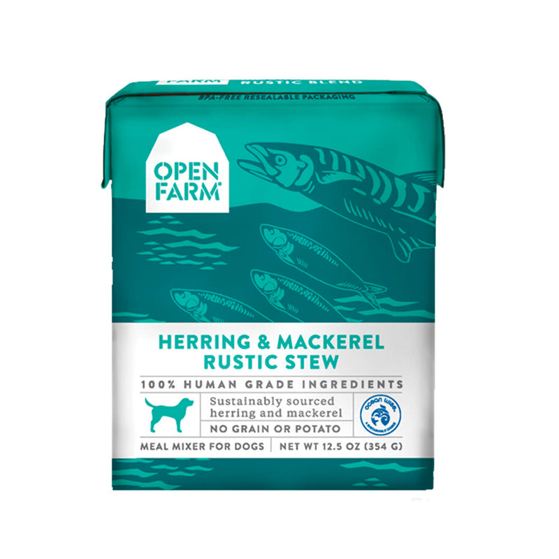 【Open Farm】Dog Wet Food-Herring & Mackerel Rustic Stew 6 x 12.5oz