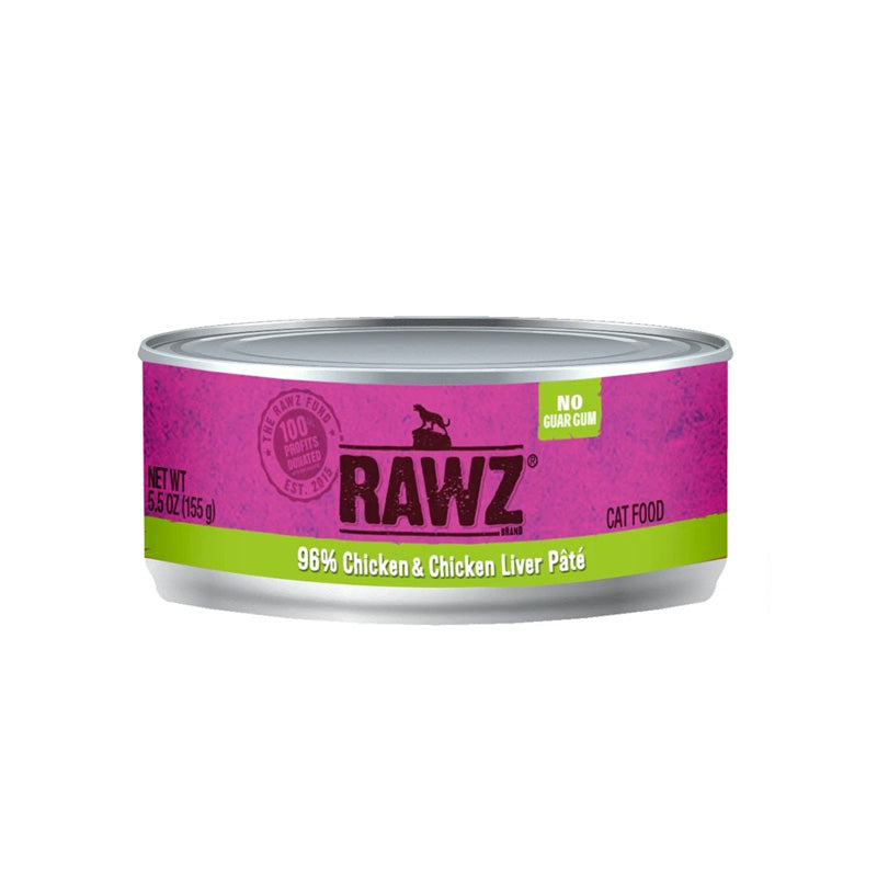 【Rawz】-  猫咪罐头 - 96% 鸡肉 & 鸡肝 （肉酱）