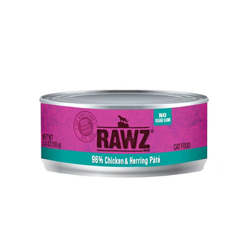 【Rawz】-  猫咪罐头 -  96% 鸡肉＋鲱鱼 5.5 oz (肉酱)