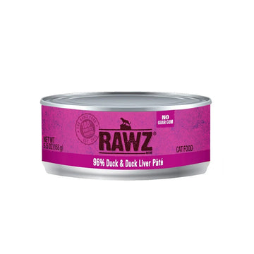 【Rawz】-  猫咪罐头 - 96% 鸭+鸭肝 3 盎司 (肉酱) 