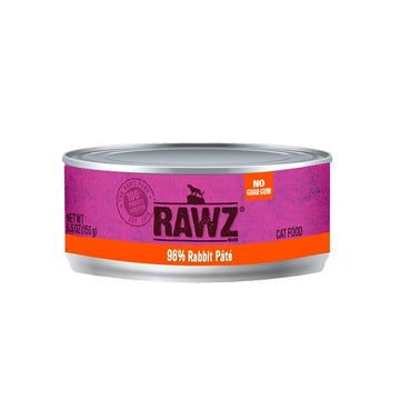 【Rawz】- 猫咪罐头 - 96% 兔肉 5.5 盎司 (肉酱) 