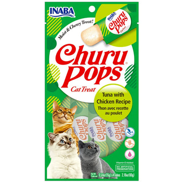 Inaba Churu Pops Cat Treat - Tuna with Chicken-Treats-PawPawDear