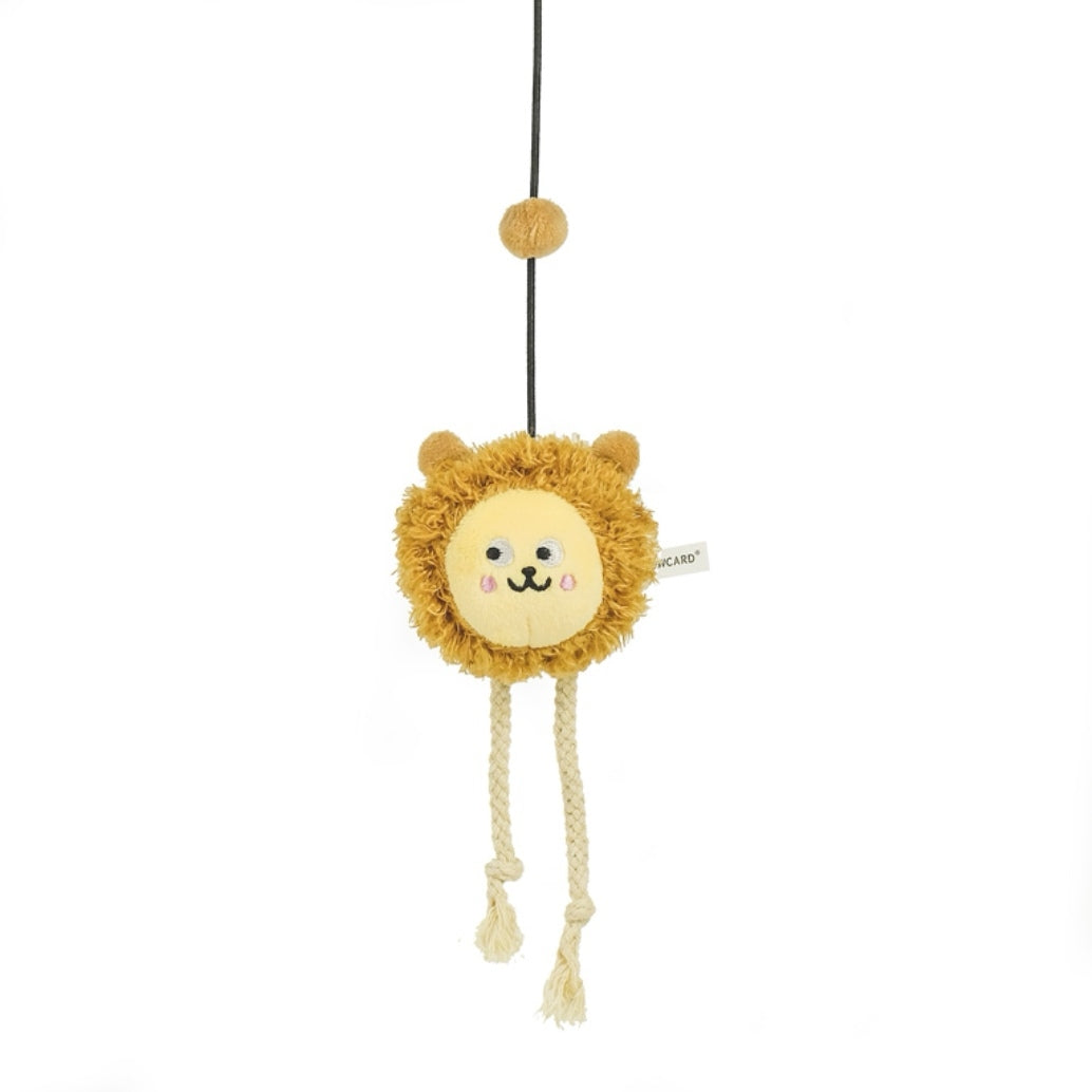 【MEOWCARD喵卡】猫咪弹弹挂挂乐玩具 (内置小铃铛) - 小狮子