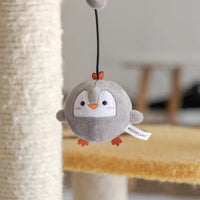 【MEOWCARD】Elastic Hanging Cat Toy with Bell - Penguin