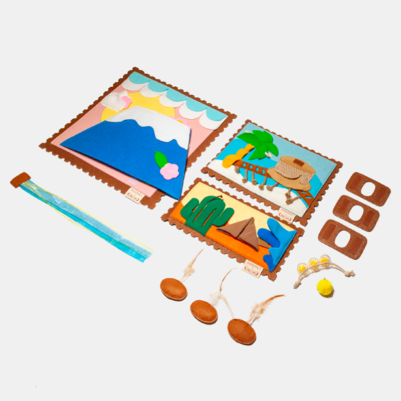 【POOZPET】Cat Training Relaxing Toy - World Map