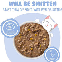 【WERUVA - Kitten】Cat Can - Minced Chicken & Pumpkin in Gravy 3oz