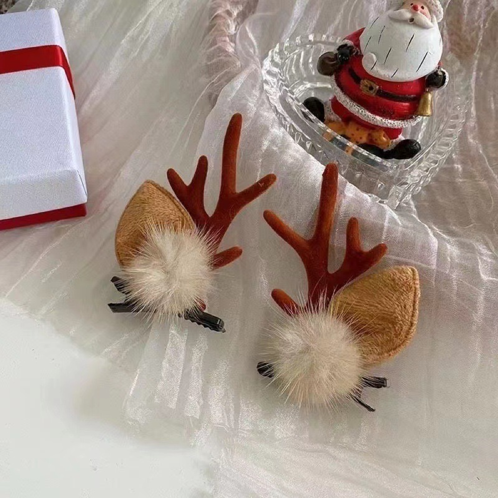 圣诞麋鹿发夹