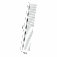 Stainless Steel Coarse Comb - 16cm/19cm