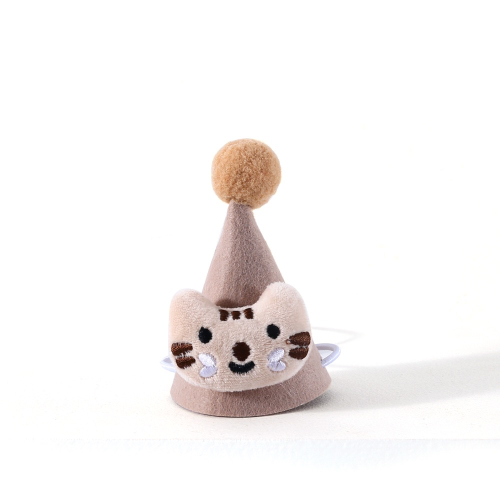 小猫小狗生日装饰帽