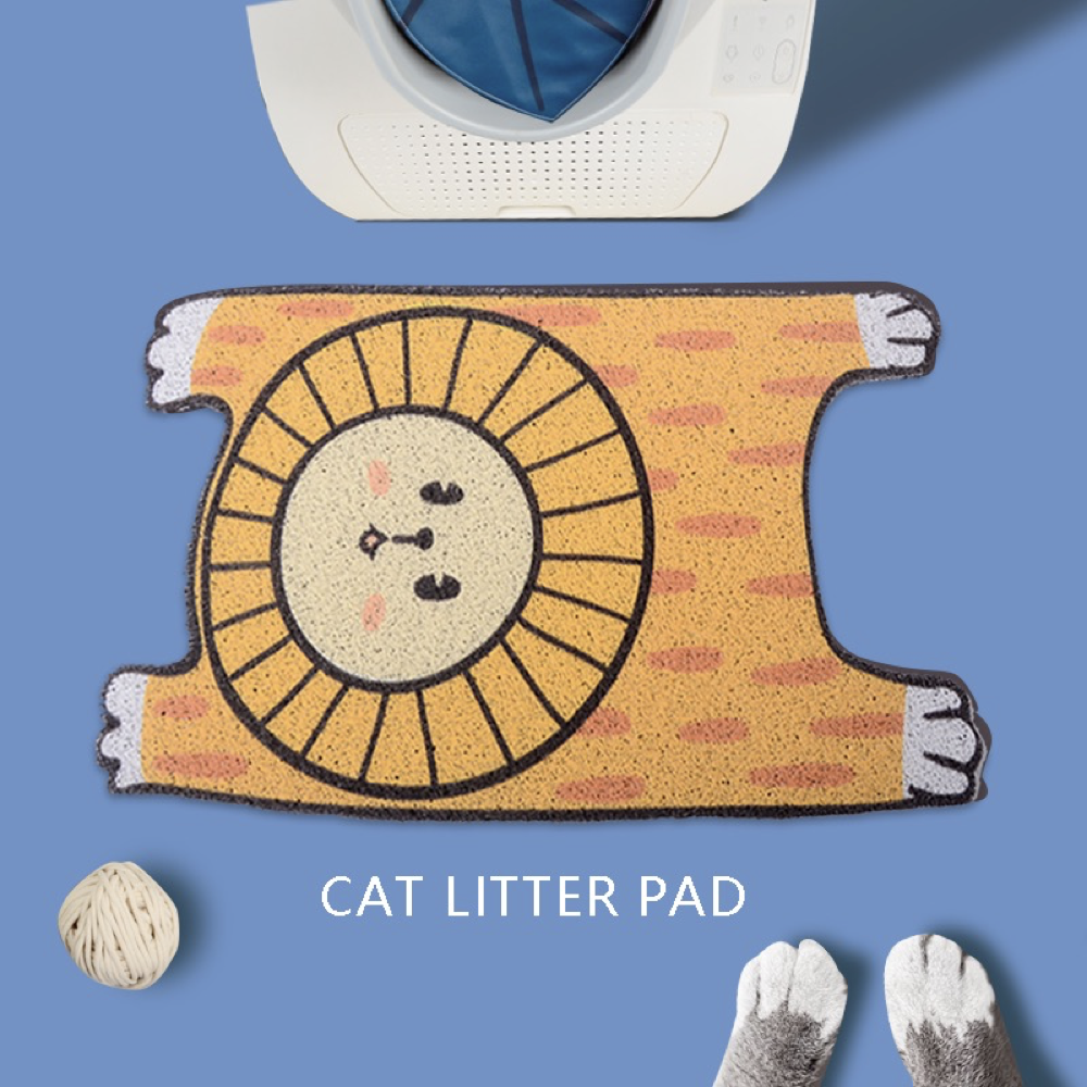 【MIAOHO】Lion Cat Litter Box Mat