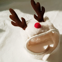 圣诞老人&麋鹿帽子口水巾