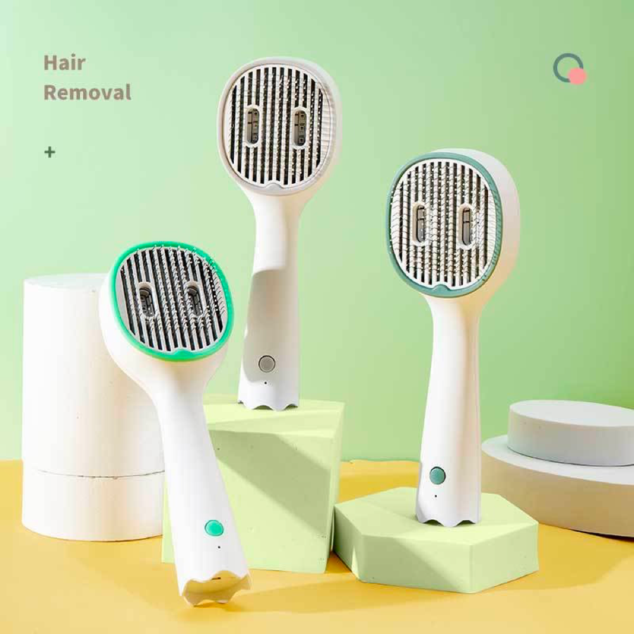 Rechargeable Grooming Comb for Pets with UV Sanitizer