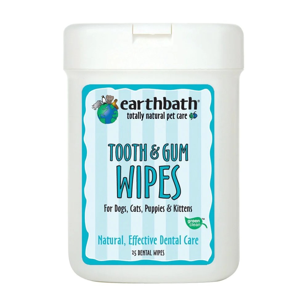【Earthbath】Tooth & Gum Wipes 25cts