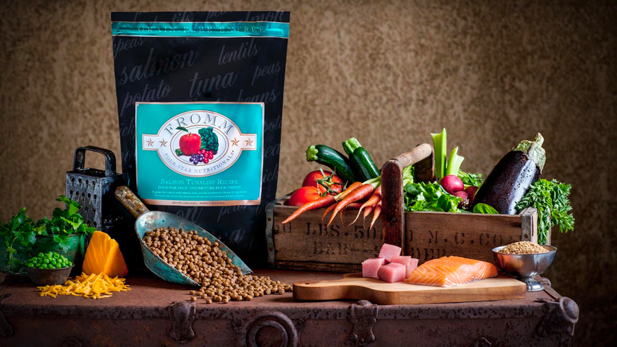 【Fromm 福摩】- 四星系列 - Salmon Tunalini 三文鱼金枪鱼狗粮 25 磅（无谷）