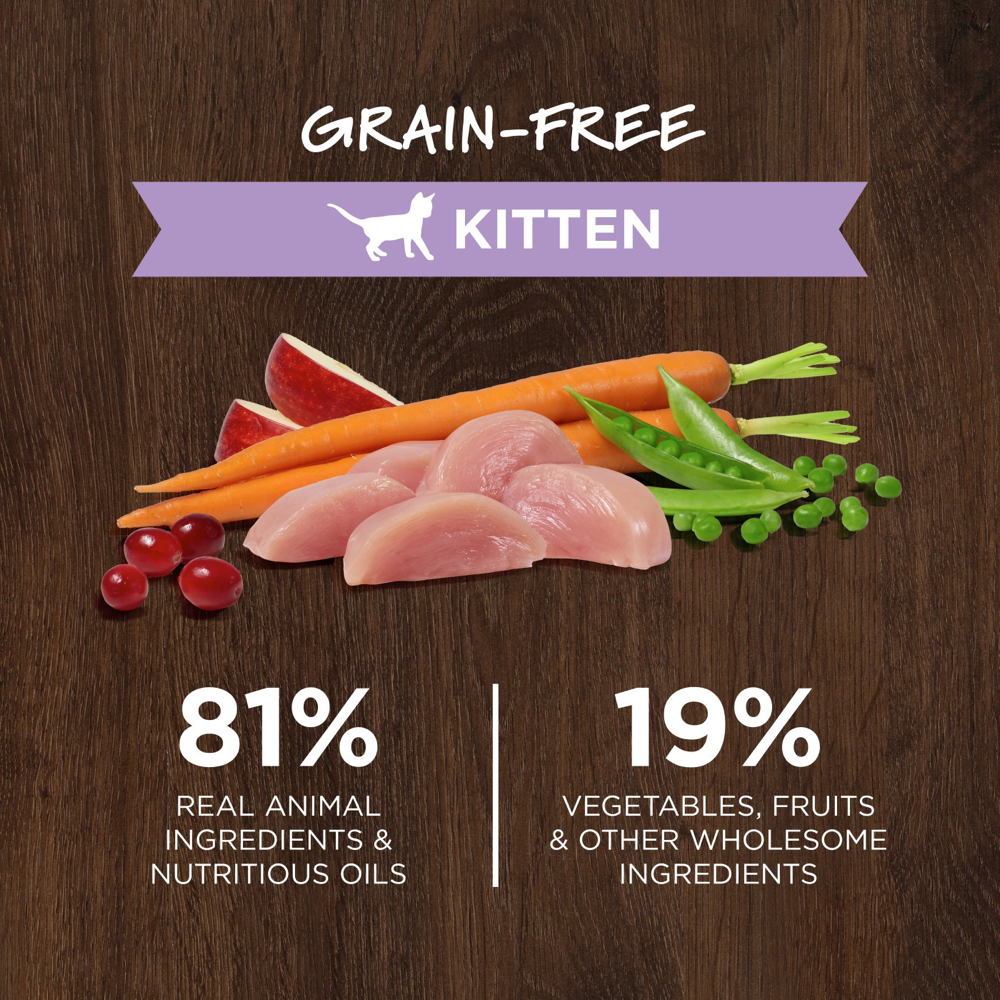 【INSTINCT】Original Grain-Free Recipe with Real Chicken for Kittens 4.5 lb