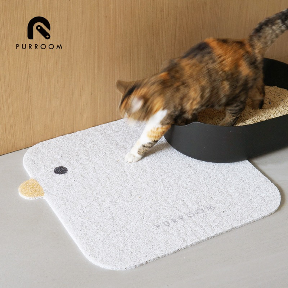 【PURROOM】Little Chick Cat Litter Box Mat