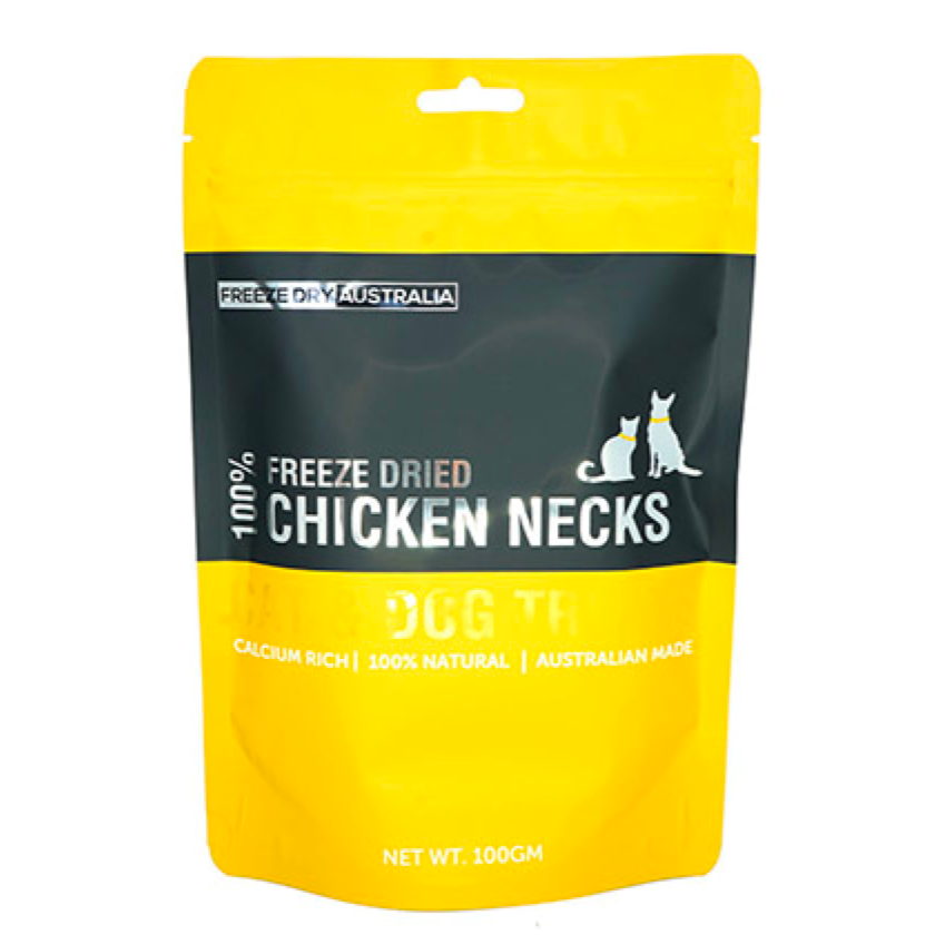 【FDA】Freeze Dry Australia Freeze Dried Chicken Necks 100g