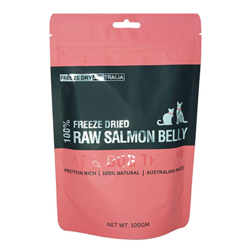 【FDA】Freeze Dry Australia Freeze Dried Salmon Bellies 100g