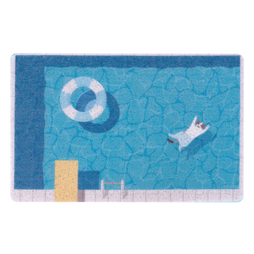 【Purlab】Swimming Pool Cat Litter Box Mat