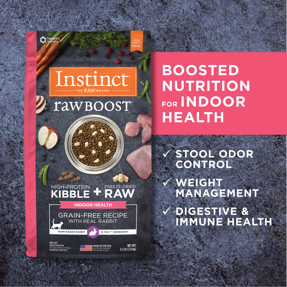 【INSTINCT】Original Raw Boost® Grain-Free Recipe Real Rabbit 4.5 lb