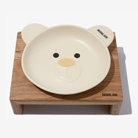 【BRIDGE DOG】Bear Dish - Cream Face