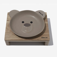 【BRIDGE DOG】Bear Dish - Cocoa Face