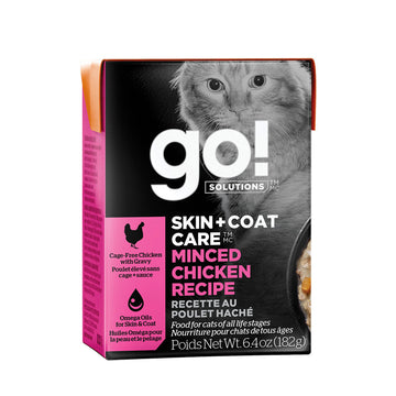 【Go! Solutions】Skin + Coat Care Pâté for Cats - Minced Chicken