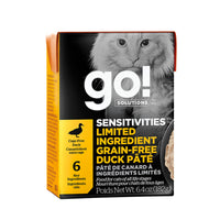 【Go! Solutions】Sensitivities LID Grain-Free Pâté for Cats - Duck x24