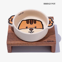 【BRIDGE DOG】Character Series Matte Pot - Chipmunk