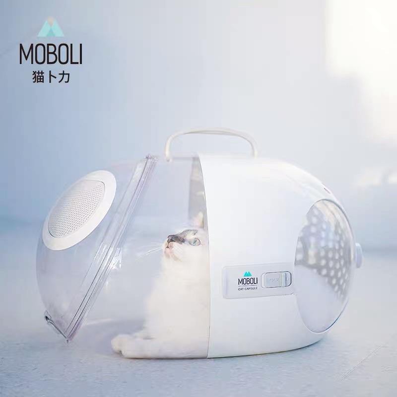 MOBOLI Travel Capsule Carrier - White - Pet Supplies - PawPawDear