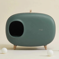 Makesure Cat Litter Box - MOSS GREEN - Pet Supplies - PawPawDear