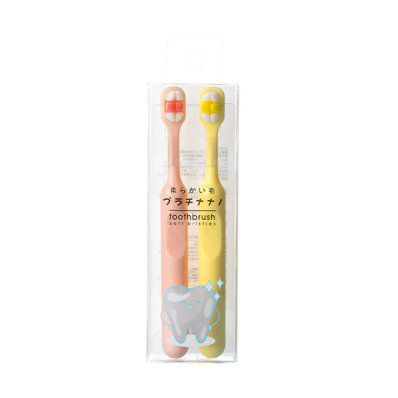 Macaron Ultra Soft Duo Pet Toothbrush