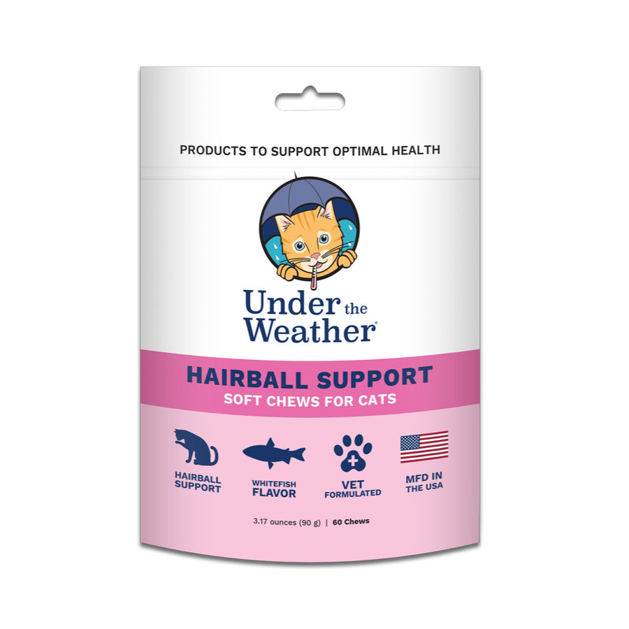 Under the Weather Soft Chews for Cats - Hairball Support-Healthcare-PawPawDear