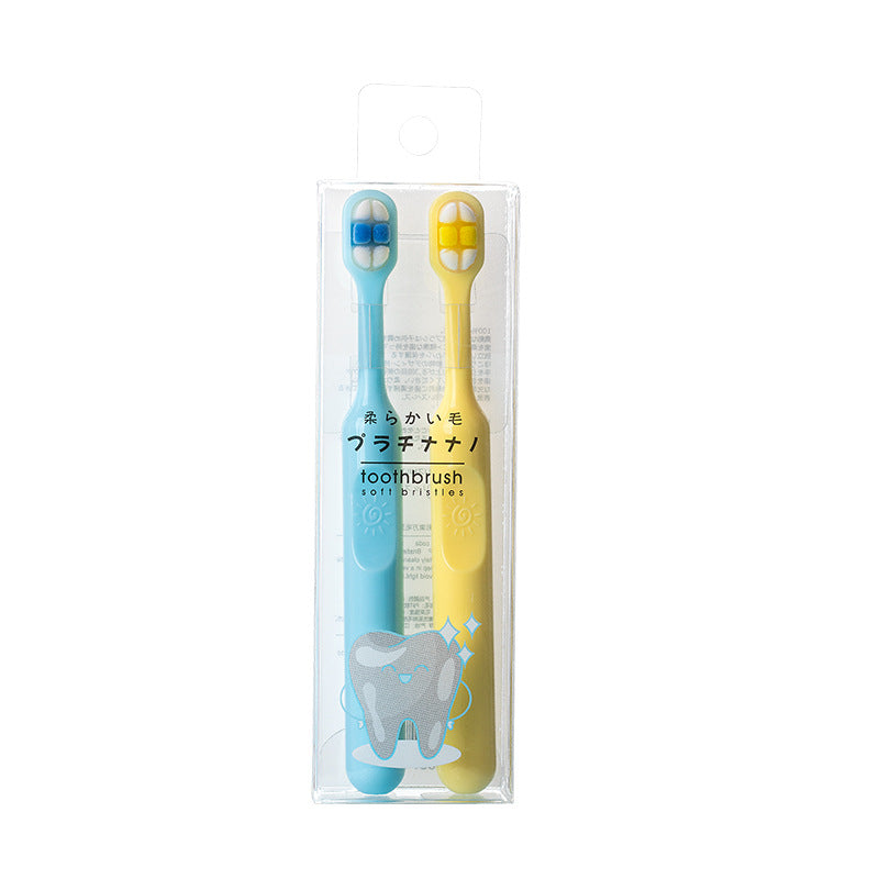 Macaron Ultra Soft Duo Pet Toothbrush