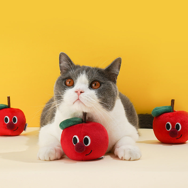 🧧CHUN JIE KUAI LE🧧 Oh My Apple Silvervine Catnip Cat Toy
