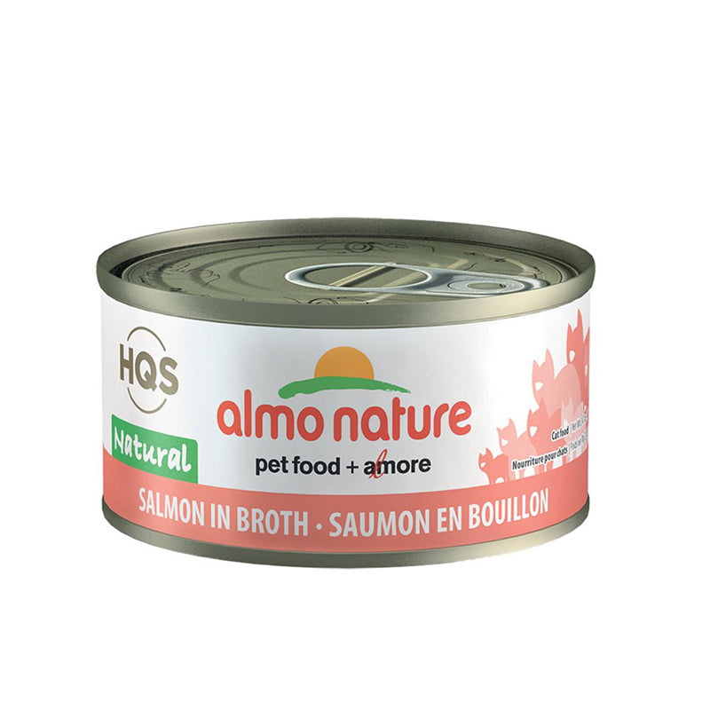 【Almo Nature】Canned Cat Food Salmon in Broth oz
