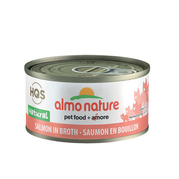 【Almo Nature】 Canned Cat Food - Salmon in Broth (2.5 oz can)