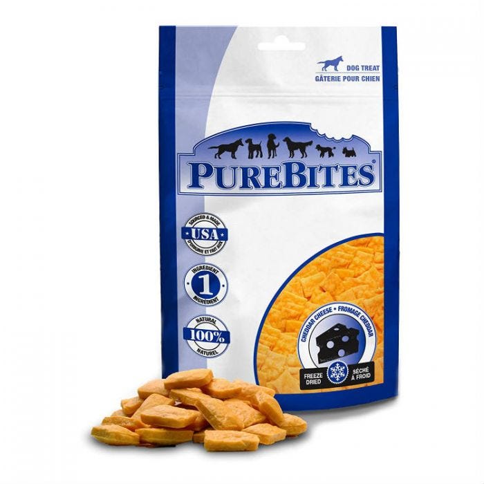 【Purebites】Dog Treat - Freeze-Dried Cheddar Cheese 120g